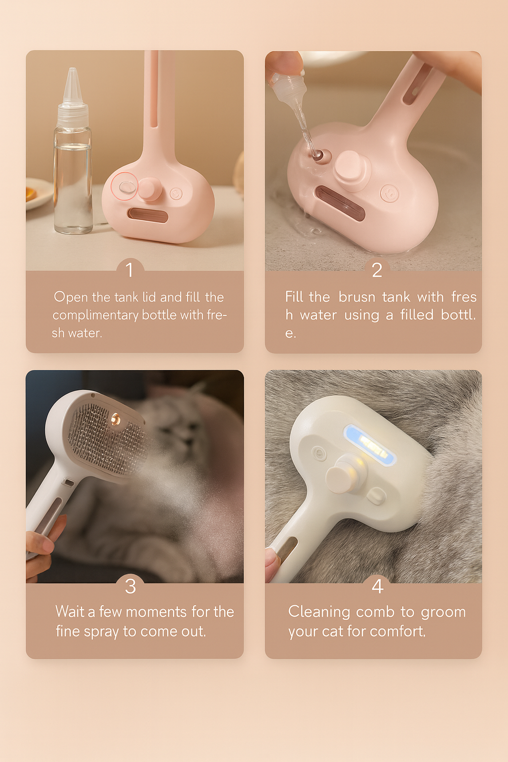 FurFresh Mist Brush